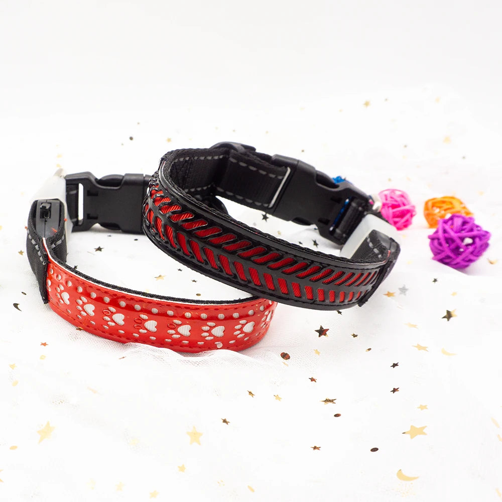 Collare Luminoso con Fantasia per Cani