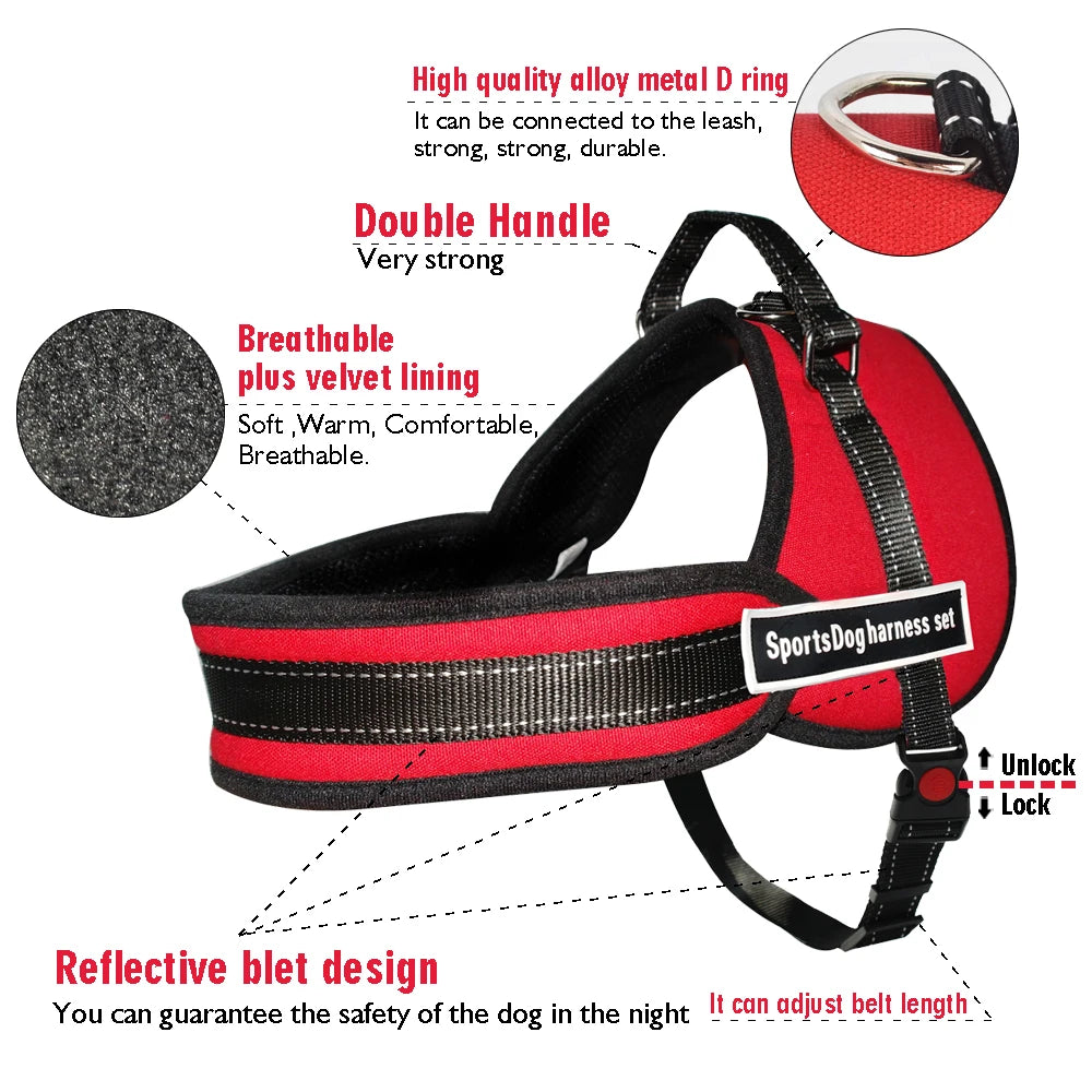 Nylon Work Dogs Harness