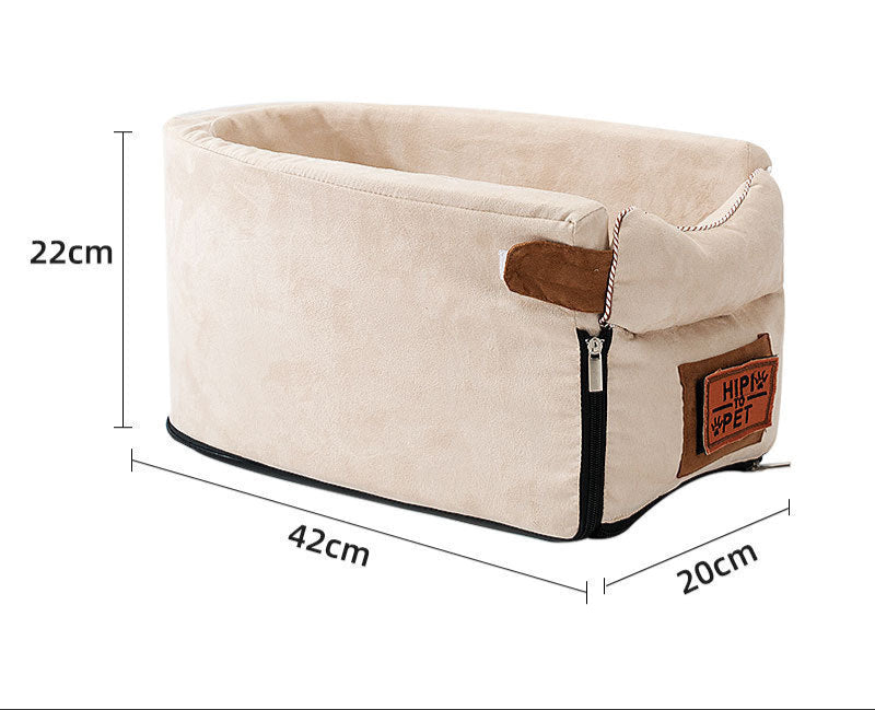 Seggiolino di Sicurezza Portatile per Cani – Trasportino per Auto