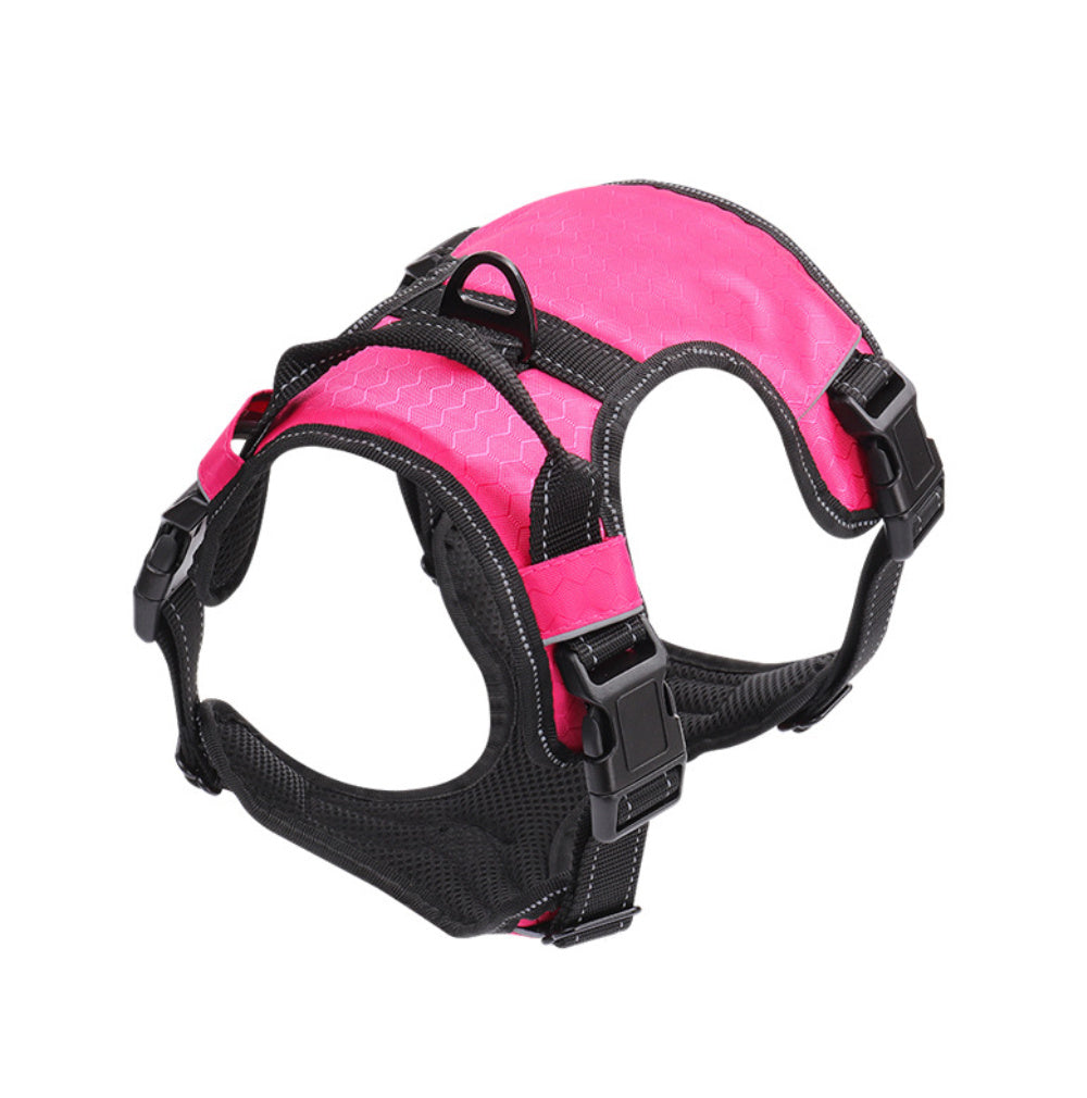 Guinzaglio con pettorina (tipo gilet) riflettente per cani